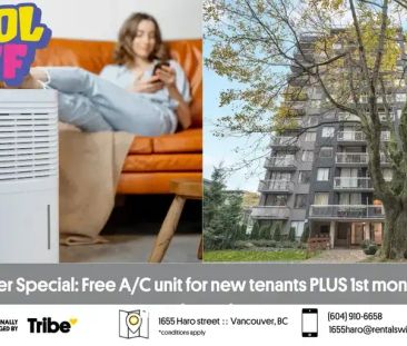 1655 Haro Street- 1st Month Free! | 1655 Haro Street, Vancouver - Photo 1