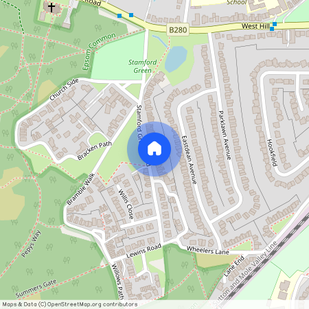 Stamford Green Road, Epsom