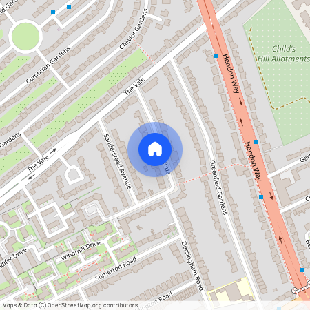 Purley Avenue, Cricklewood, London, NW2