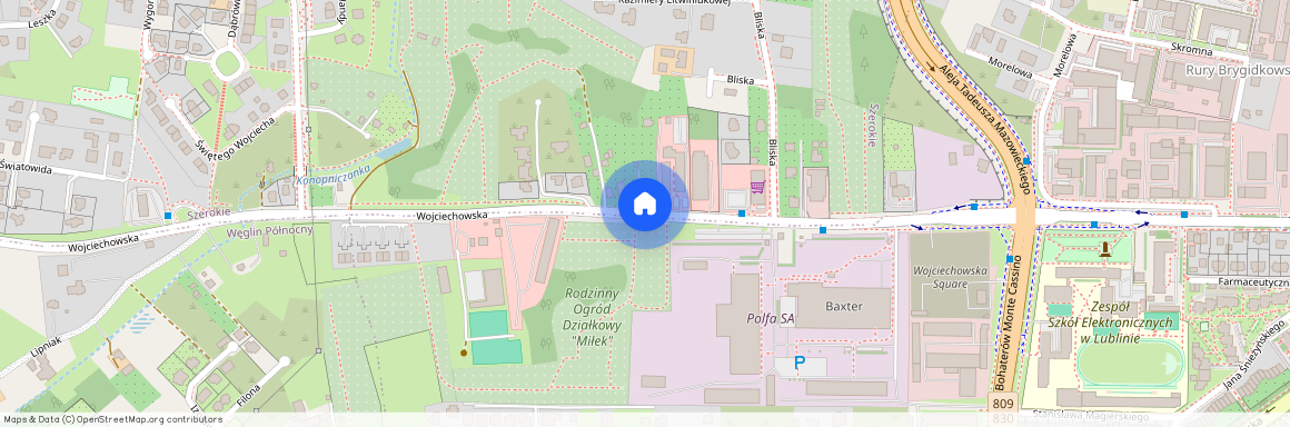 ul. Wojciechowska, Konstantynów, Lublin, lubelskie