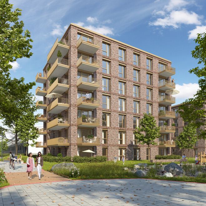 Moderne 4-Zimmer-Wohnung mit Blick auf den Quartierspark - Photo 2