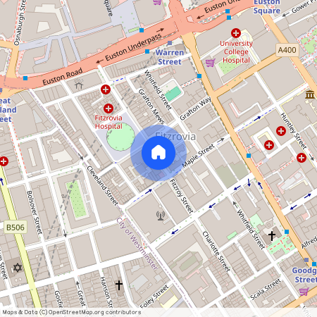 Fitzroy Street, Fitzrovia, London