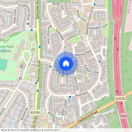 6 Reigate Close, 22 Pochard Close, RH10 3TZ