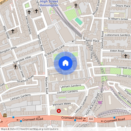 Walnut Court, W8, Kensington Green