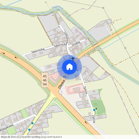 ul. Oleska, Chabry, Opole, opolskie