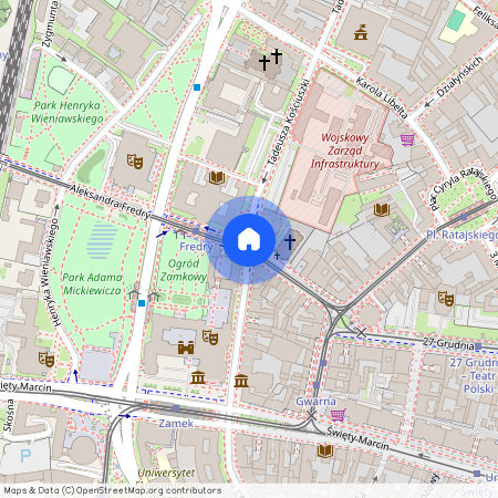 ul. Aleksandra Fredry, Centrum, Stare Miasto, Poznań, wielkopolskie