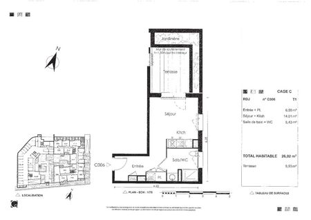 Location Appartement 1 pièce 26m² CASTANET TOLOSAN 31320 - Photo 4