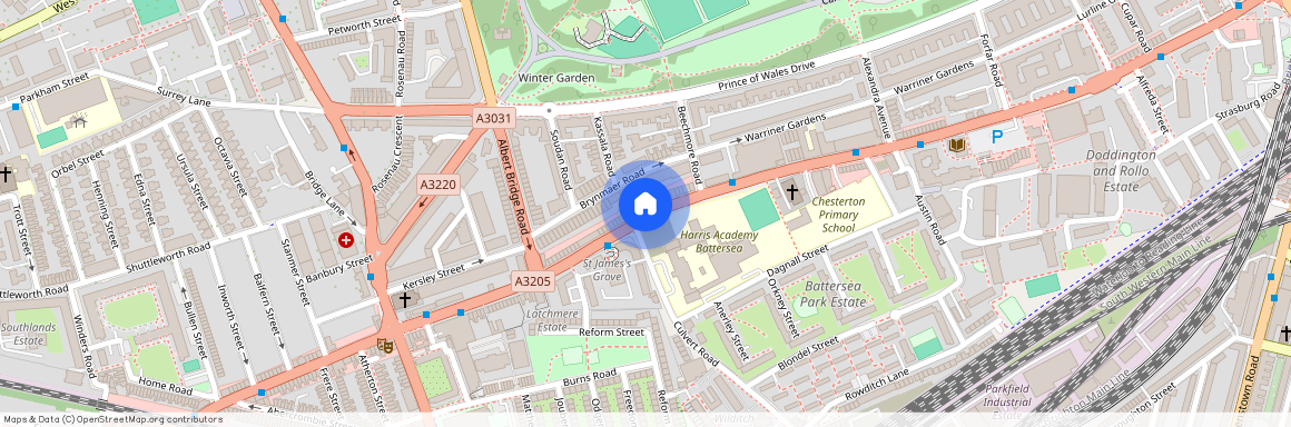 Battersea Park Road, Battersea, London, SW11