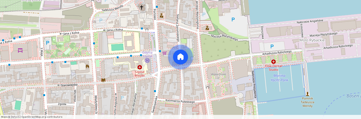 ul. Stefana Żeromskiego, Śródmieście, Gdynia, pomorskie