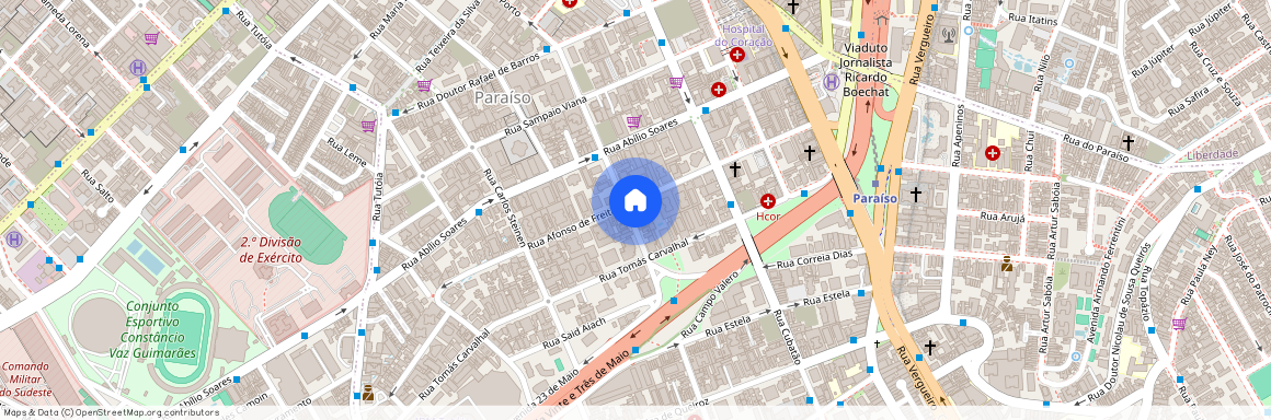 Rua Afonso de Freitas, 397, Paraíso, São Paulo - SP, 04006-050, Brazil