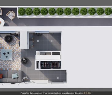location Appartement T2 DE 44.75m² À BLAGNAC - Photo 2