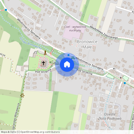 ul. Pod Strzechą, Bronowice Małe, Bronowice, Kraków, małopolskie