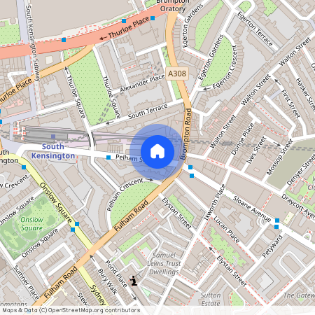 Brompton Road, Chelsea, London, SW3