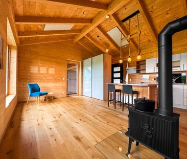 WALDVIERTLERTRAUM – Holzmassivhaus mit Carport und Garten in Loiwein - Foto 3