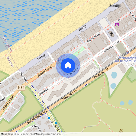 Franslaan (Mosselbank) 117, 8620 Nieuwpoort