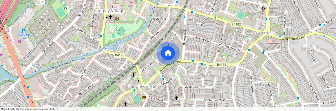 All Angels Walk, Oldbury, West Midlands, B68