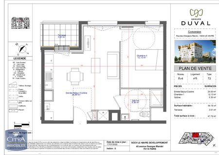Location Appartement 2 pièces 44m² LE HAVRE 76600 - Photo 5