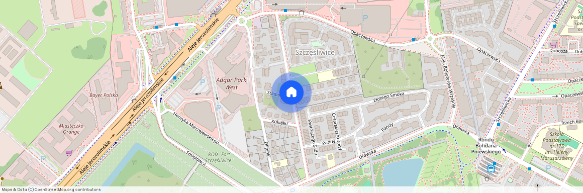 ul. Kurhan, Szczęśliwice, Ochota, Warszawa, mazowieckie