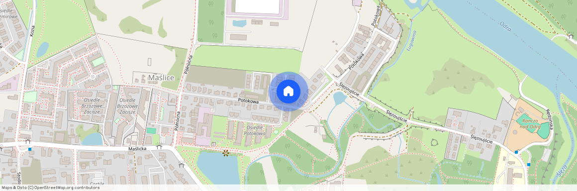 ul. Potokowa, Maślice, Fabryczna, Wrocław, dolnośląskie