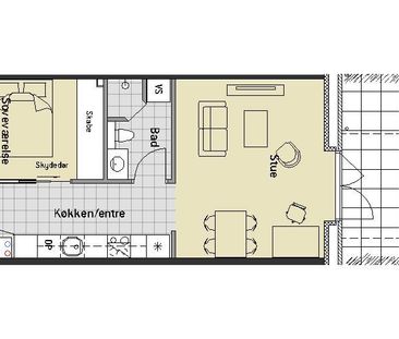 Dejlig 2-værelses lejlighed i Odense S - Photo 2