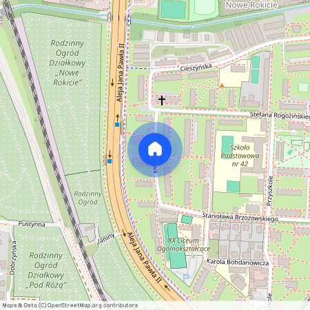 ul. Komfortowa, Nowe Rokicie, Górna, Łódź, łódzkie