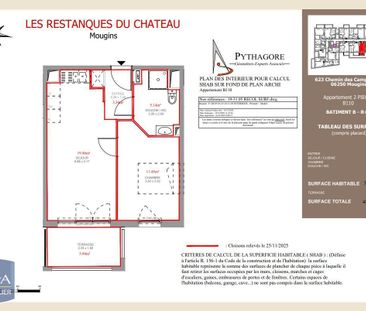 Location Appartement 2 pièces 39m² MOUGINS 06250 - Photo 2