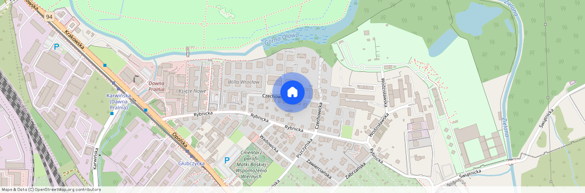 ul. Czechowicka, Księże, Krzyki, Wrocław, dolnośląskie