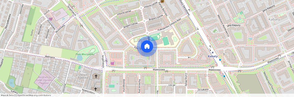 ul. Pála Telekiego, Kabaty, Ursynów, Warszawa, mazowieckie