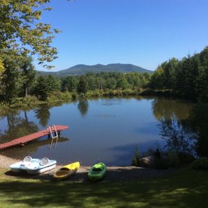 Chalet à louer Estrie situé sur domaine privé (lac,kayak,bicycle,nature sauvage,etc.) Près Owl's Head, Jay Peak et lac Memphrémagog - Photo 2