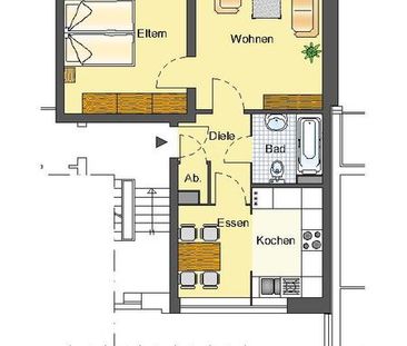 Tolle 2 Zimmer Wohnung – mitten im Grünen - Photo 2