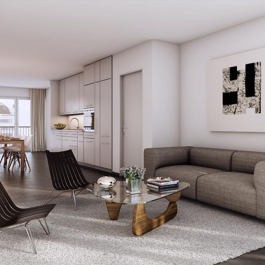 Helle und moderne 3.5 Zimmerwohnung an zentraler Lage - Foto 1