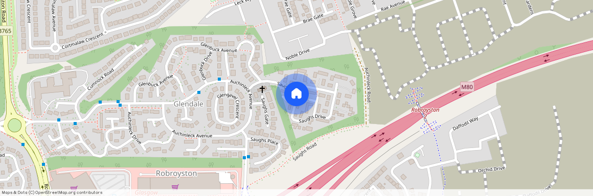 Saughs Drive, G33 1BN, Glasgow, G33 1BN