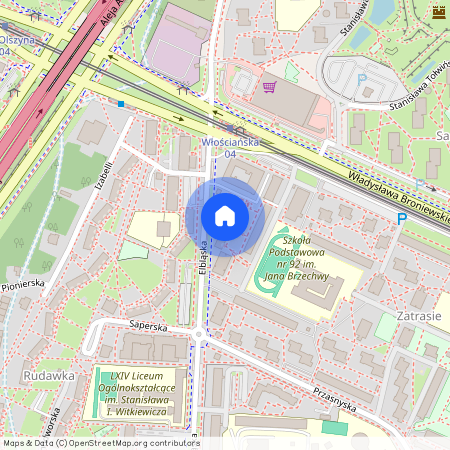 ul. Elbląska, Sady Żoliborskie, Żoliborz, Warszawa, mazowieckie