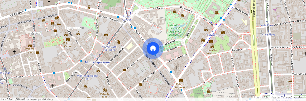 Via Senato, Włochy, Milan