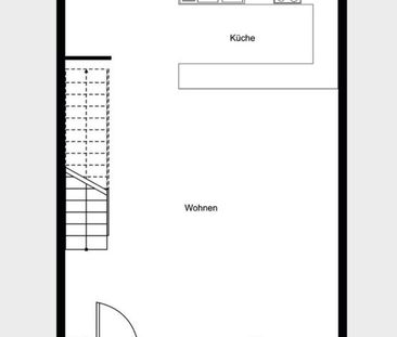Moderne Maisonette-Wohnung mit Einbauküche & Balkon Am Bahnhof - Photo 1