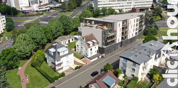 A LOUER F2 AVEC TERRASSE - CAEN - RUE DE LA DELIVRANDE - Photo 2