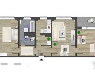 Ebenerdig erreichbare 3-Raum-Wohnung mit Wohlfühlfaktor - Photo 5