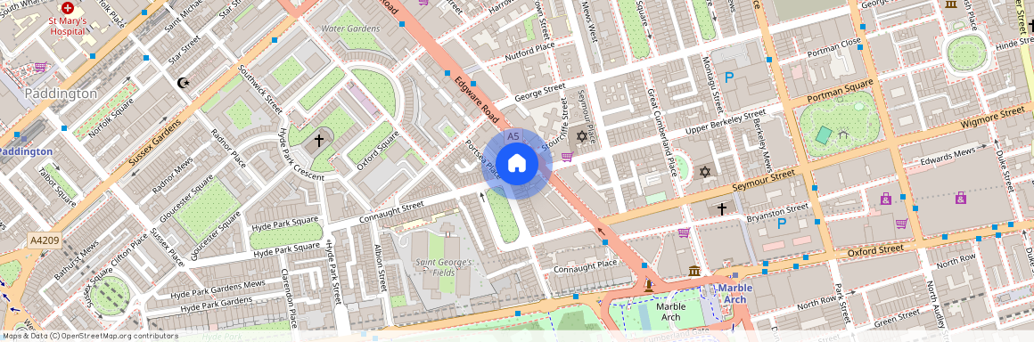 Connaught Street Hyde Park W2