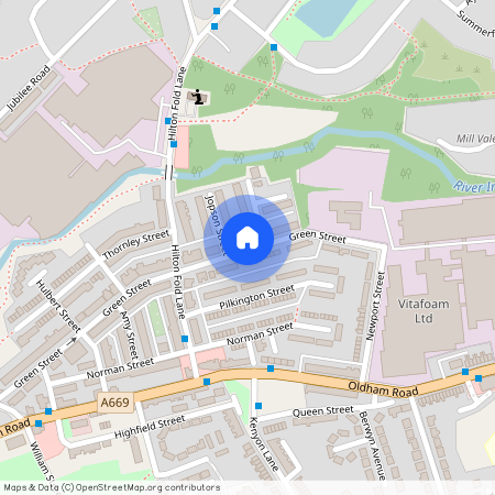 Green Street, Middleton, Manchester, Greater Manchester, M24