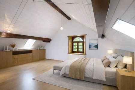 Charmant appartement de 4,5 pièces en duplex avec jardin - Photo 2