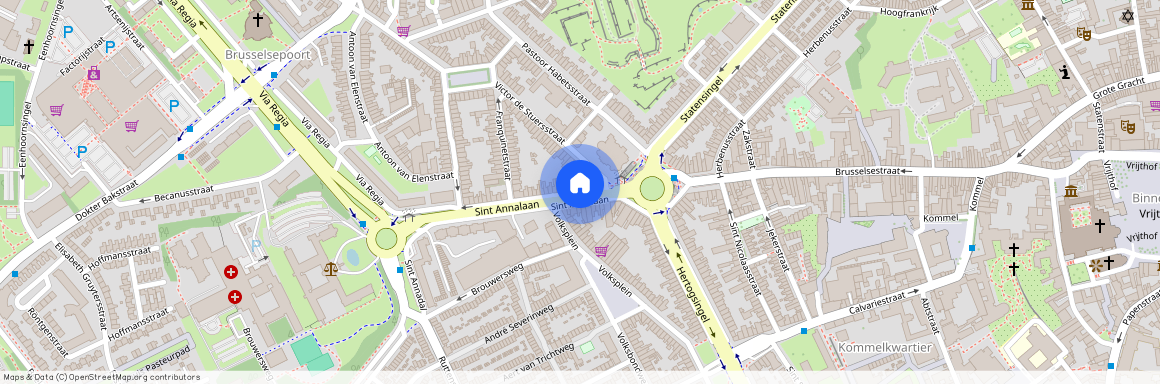 Brusselsepoort, 6217 KA, Sint Annalaan, Maastricht