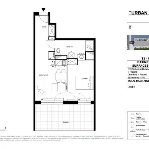 T2 AVEC LOGGIA + PARKING - Photo 2