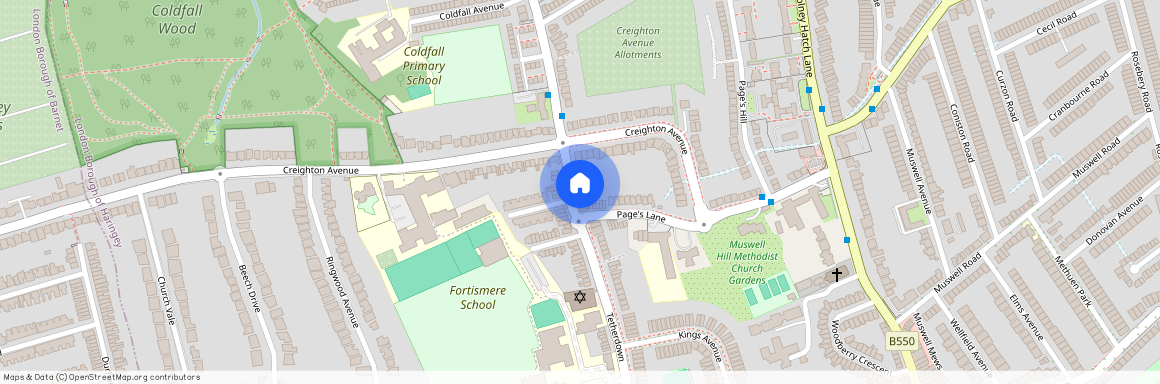 Coppetts Road London N10, London, N10