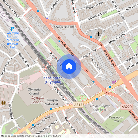 Russell Road, Holland Park, W14