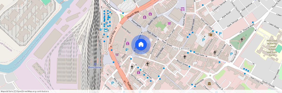 Flat 6, Burton Apartments, 21a St. Sepulchre Gate, Doncaster, DN1 1TD