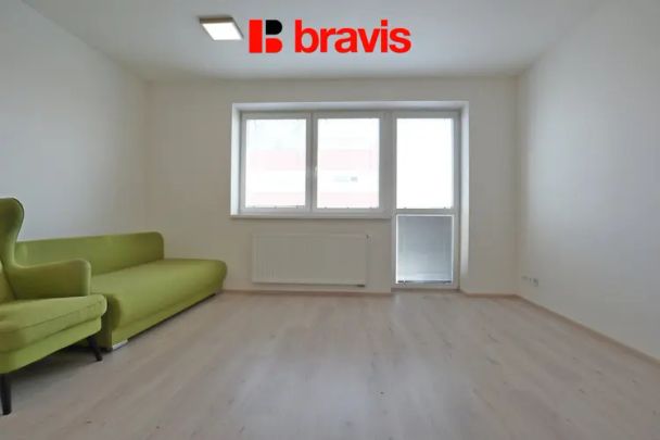 Pronájem bytu 1+kk, Brno - Kamechy, ulice Lišejníková, balkon, sklep - Photo 1