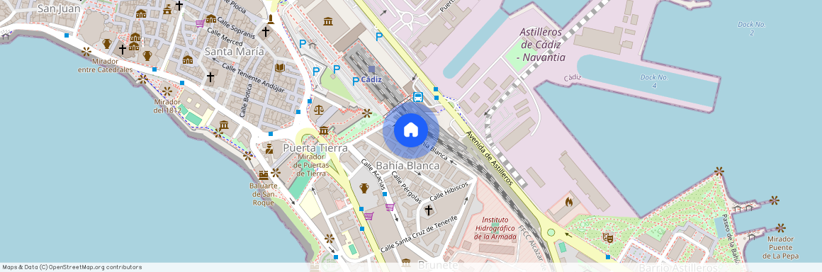 Zona Bahía Blanca, Cádiz