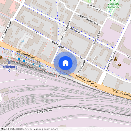 Trelleborg, Skåne, Järnvägsgatan 23