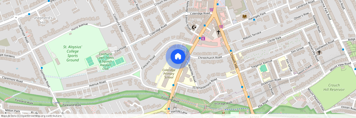 Crouch End Hill, Hornsey, N8, London