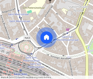 Gerenoveerd appartement te huur nabij Sint-Pietersstation Gent - Foto 1